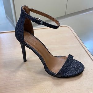 NIB Charlotte Russe black glitter heels